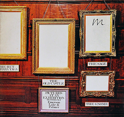 ELP EMERSON, LAKE & PALMER - Mussorgsky's Pictures At An Exhibition (Three European Versions)  album front cover vinyl record